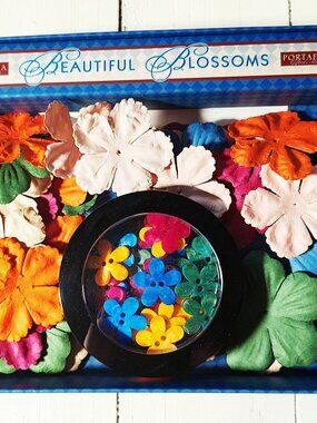 Portafolia Gifted Memories Beautiful Blossoms Paper Flowers Scrapbooking